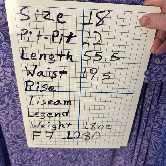 Lands’ End women’s maxi dress purple feminine wrap style colorful  plus size ￼ - Picture 9 of 9